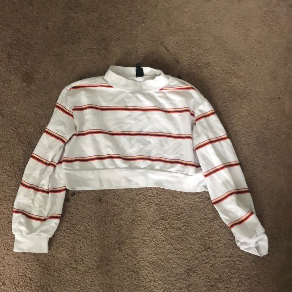 cropped lightweight sweater